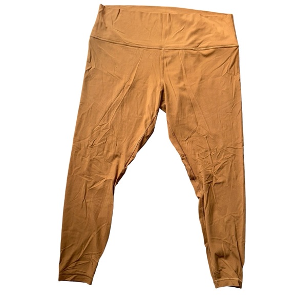 Lululemon Athletica Align High Rise Copper Brown Legging Size 18 - Picture 8 of 14
